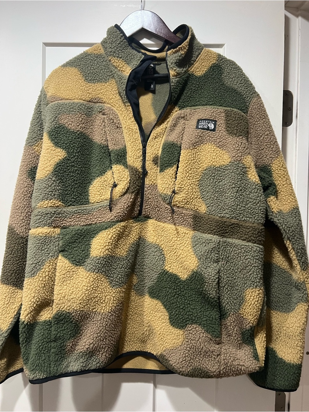 Mountain Hardwear HiCamp Camo Sherpa Fleece Pullover Men’s L Gorpcore